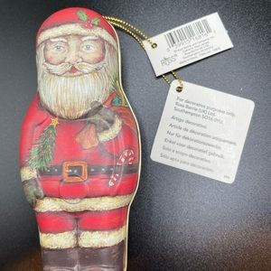 Vintage Russ Barrie Tin Tree Ornament Made in England - Tags still attached!